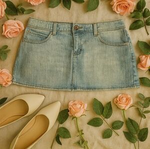 Arizona Jean Company Light Blue Mini Skirt